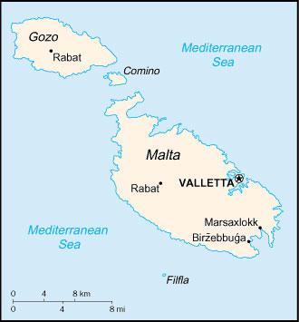 carte de Malte